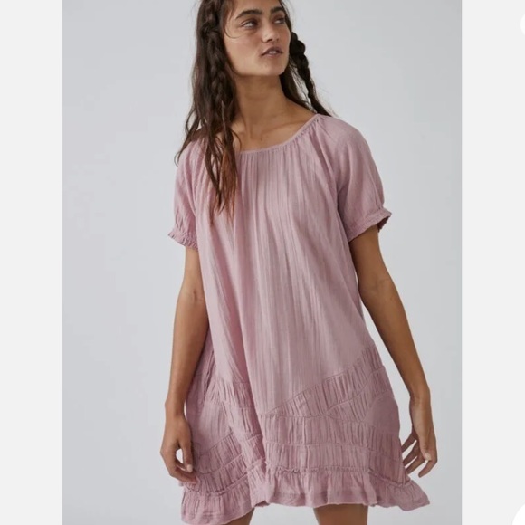 🎊❤️HOST PICK🎊❤️FREE PEOPLE FREE-EST SO SCENIC CONVERTIBLE A LINE MINI DRESS, S - Picture 1 of 11